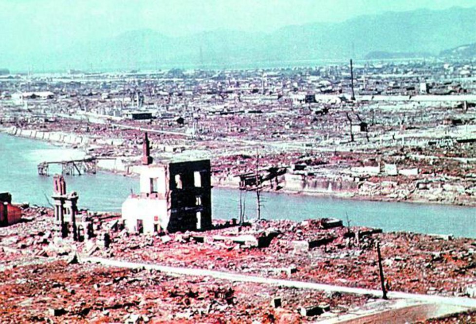 Hirošima, po svržení atomové bomby