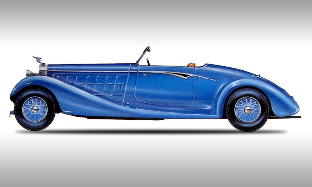 Roadster Hispano-Suiza J12 je dílem proslulé karosárny Saoutchik. Historiky bývá považován za krále mezi automobily.