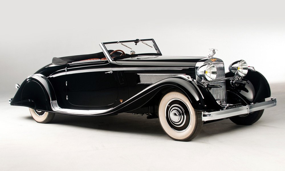 Elegantní kabriolet K6 postavila v roce 1935 karosárna Brandone.