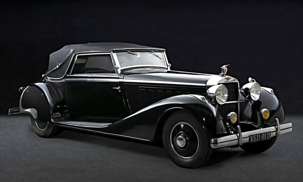 Respekt budící kabriolet Hispano-Suiza K6 s karoserií Letourneur & Marchand.