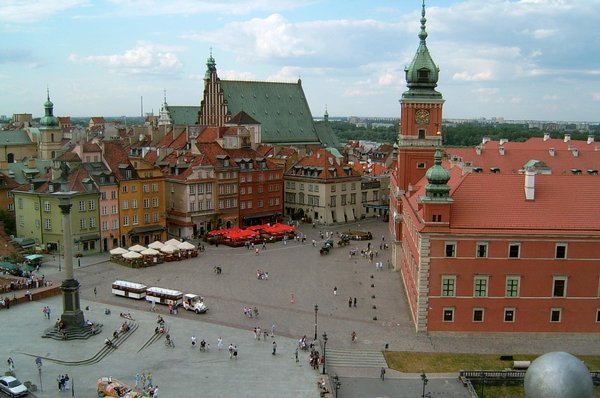 Jedna z památek světového dědictví UNESCO – historické centrum Varšavy