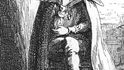 Guy Fawkes na kresbě George Cruikshanka z roku 1840