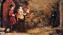 Dopadení Guye Fawkese na malbě Charlese Gogina z roku 1870