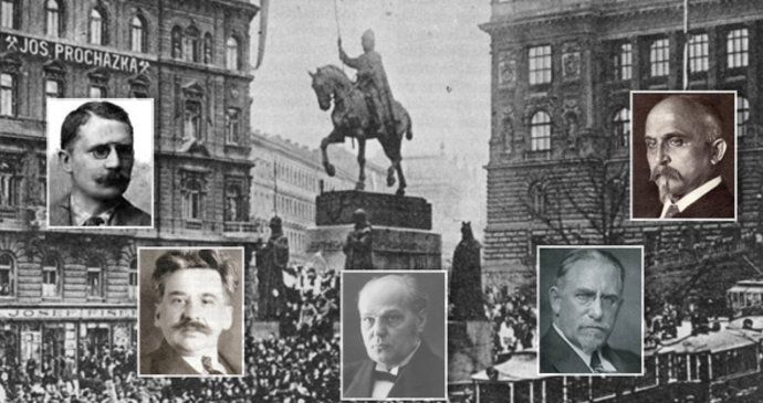 Muži 28. října: Kdo před 97 lety po konci první sv. války založil samostatný český stát?