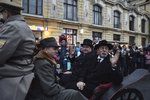 T. G. Masaryk v podobě herce Otakara Brouska po 100 letech opět přijel do Prahy.