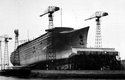Stavba obří lodě Normandie