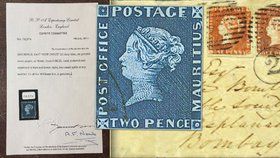 Česká pošta vydá známku, která bude poctou historickému Modrému Mauritiu.