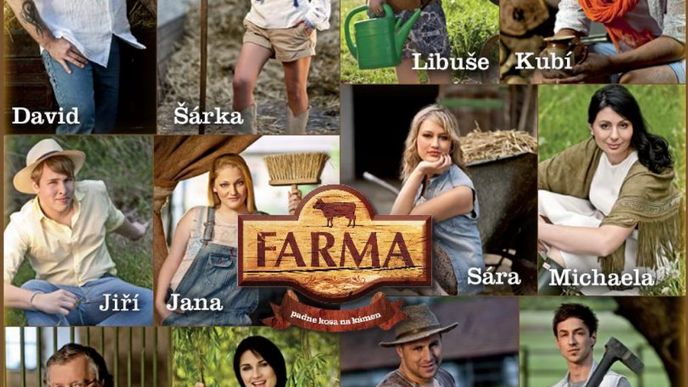 Hitparáda soutěžících v reality show Farma, kterou o víkendu začne vysílat TV Nova