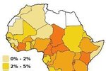 Rozšíření nákazy v Africe