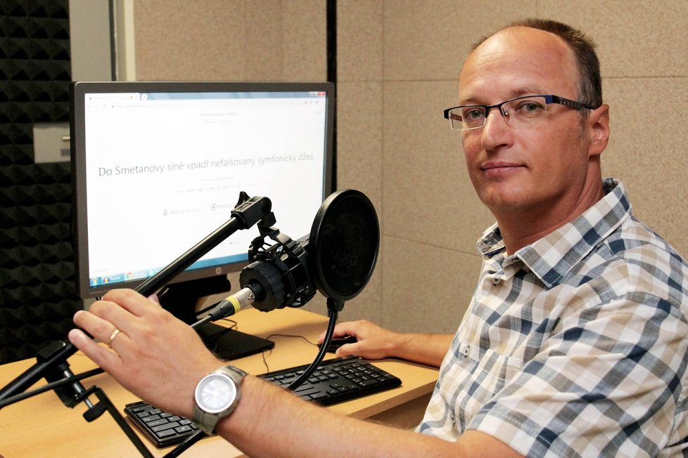 Jindřich Matoušek z Fakulty aplikovaných věd ZČU, hlavní řešitel projektu konzervace hlasu.