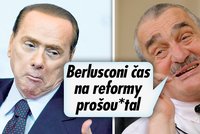 Berlusconi čas na reformy prošou*tal