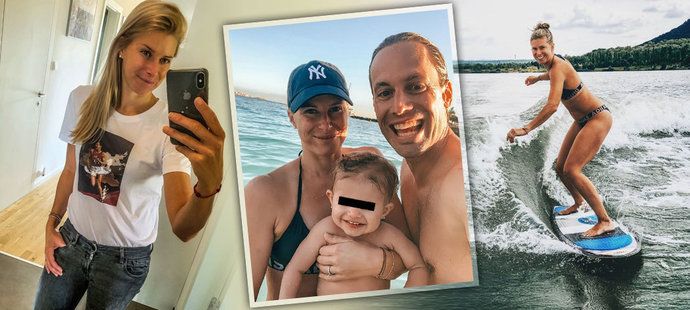 Andrea Sestini Hlaváčková vyrazila s rodinou na dovolenou.