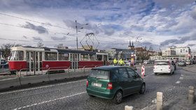 Tramvaje nepojedou přes Hlávkův most měsíc, na Libeňský most se naopak vrátí