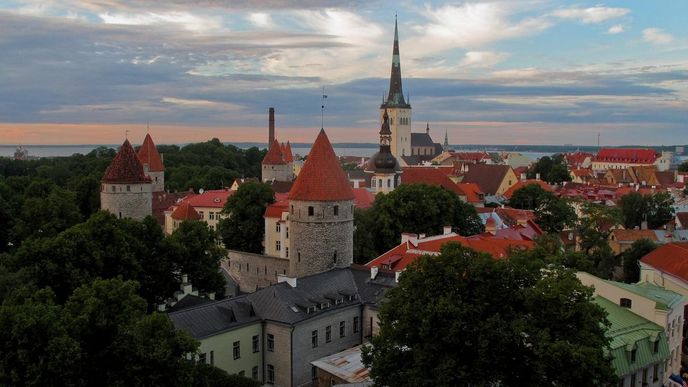 Hlavní město Estonska Tallinn