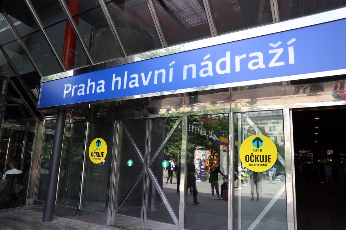 Otevření očkovacího centra na Hlavním nádraží (12.7.2021)