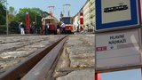 Do „Opletalky“ se po 30 letech vrací tramvaje. Zatím jen do »cancourku« kvůli výlukám a turistům