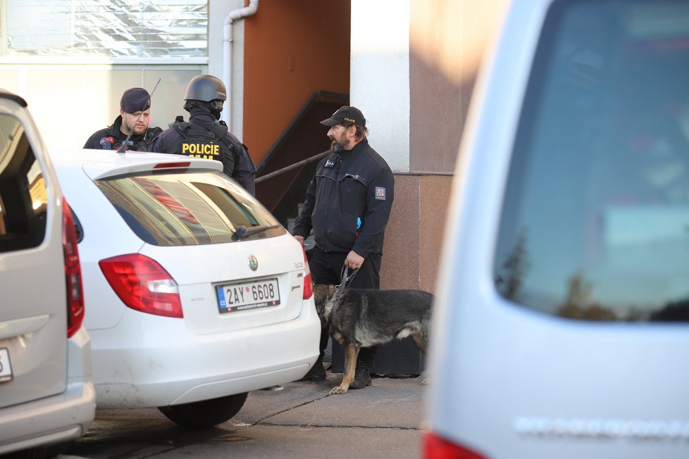 V Lehovci na kraji Hloubětína v Praze 14 došlo v jednom z bytů paneláku v Slévačské ulici k násilnému úmrtí. Vraždu šetří kriminalisté. (22. říjen 2022)