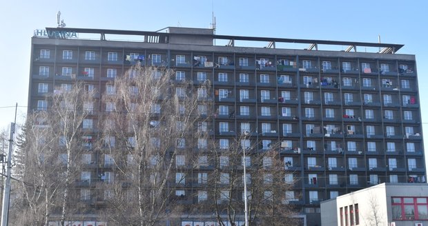 Hotelový dům Hlubina v Hrabůvce - dějiště sobotního brutálního útoku.