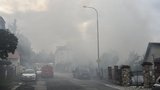 Výbuch garáže v Hlubočepích: Dva zranění! V domě bydlí vysloužilý pyrotechnik