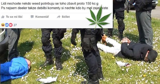 Nejhloupější dealer drog v Česku: Trávu nabízel na Facebooku! 