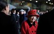 Britská královna Alžběta II. dnes navštívila letadlovou loď HMS Queen Elizabeth (22.5.2021)
