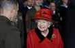 Britská královna Alžběta II. dnes navštívila letadlovou loď HMS Queen Elizabeth (22.5.2021)