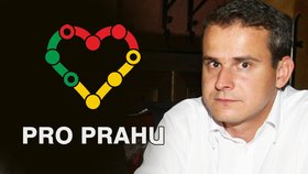 Petr Dimun prý námět na logo hnutí Pro Prafu prodal dvakrát