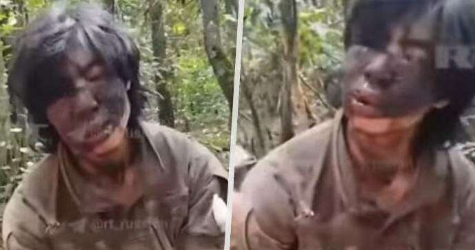 Český občan Hoang Tran, který byl zajat Rusy na Ukrajině.