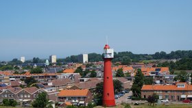 Nizozemské městečko Hoek van Holland.