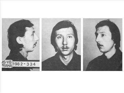 Brutální vrah Hojer, policejní fotografie