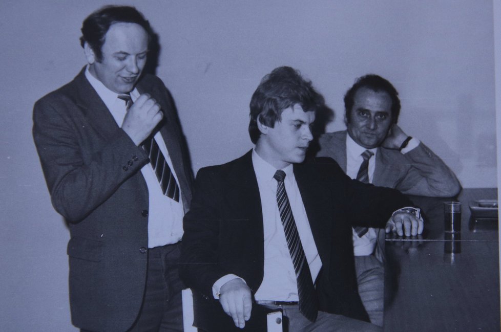 Tým vyšetřovatelů - zleva: Antonín Jarolímek, Lubomír Fiala a Jiří Markovič