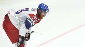 Zklamaný kapitán Jakub Voráček při semifinále MS Česko - Kanada