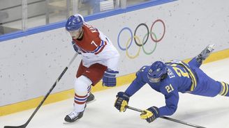 Česko - Švédsko 2:4: Čeští hokejisté se probudili pozdě