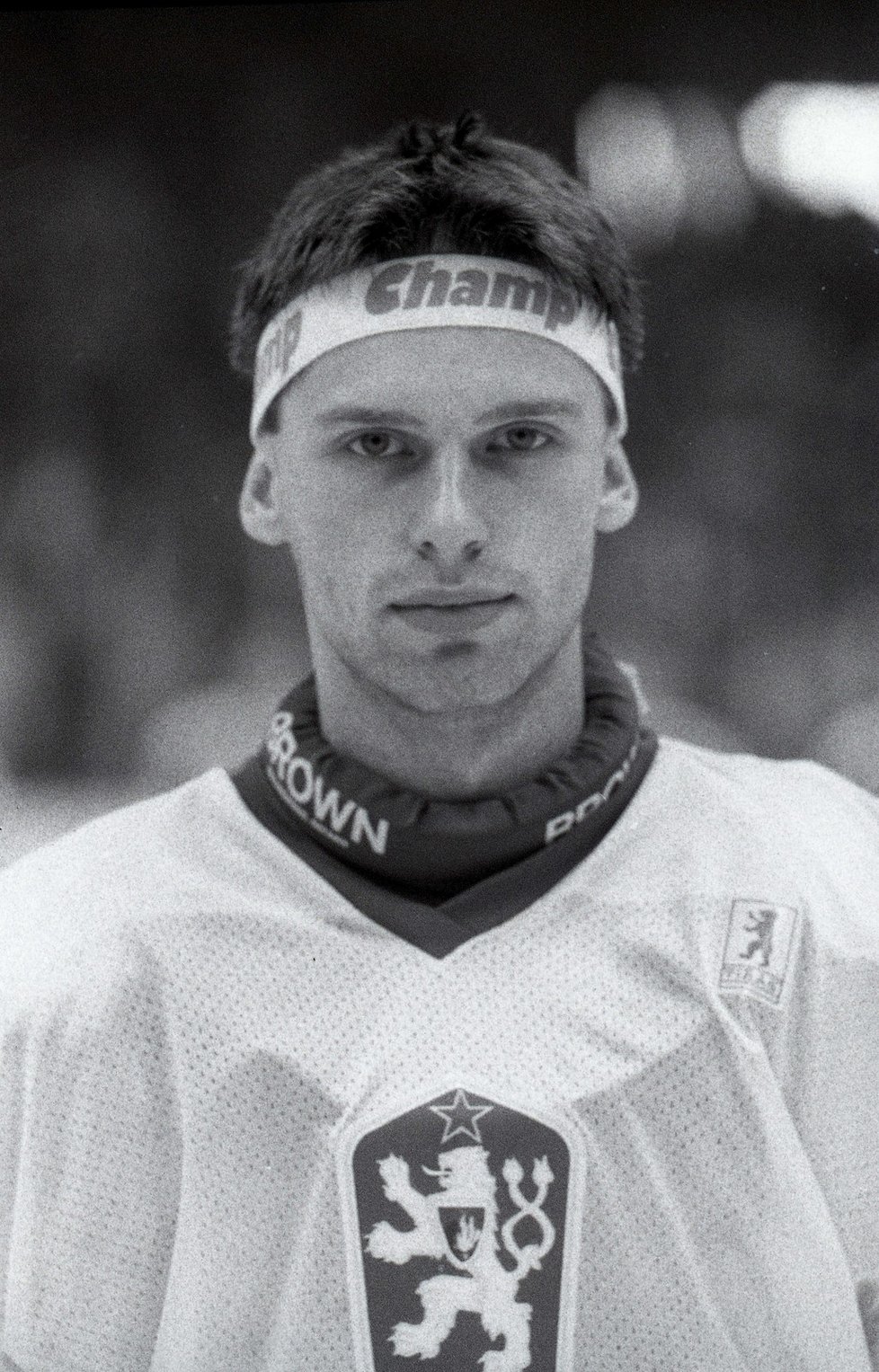 1986: Dominik Hašek jako československý reprezentant