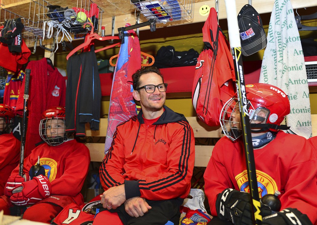 Na sklonku kariéry. Loňský trénink Patrika Eliáše na stadionu Hvězdy Praha.