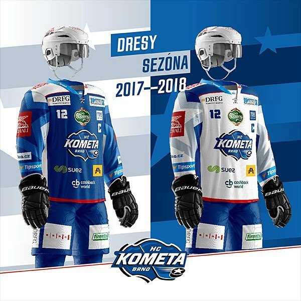 Dresy HC Kometa Brno