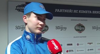 Brněnský talent Nečas: O těžké volbě, do níž nemůže mluvit, i draftu NHL