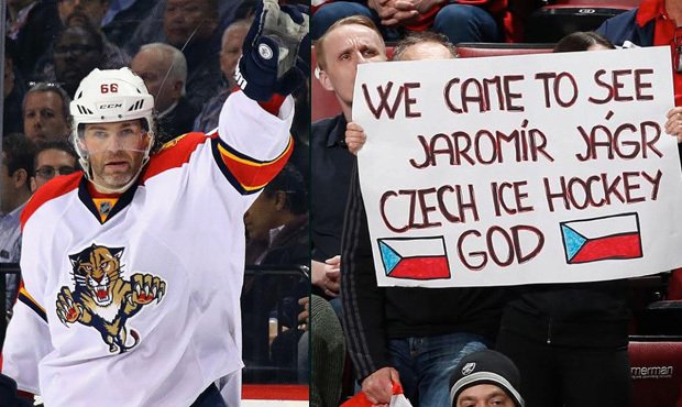 Jaromír Jágr poutá v NHL stále mimořádnou pozornost, fanoušci jsou z něj nadšení