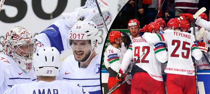 Hokejisté Francie a Běloruska jsou zatím největším překvapením letošního MS