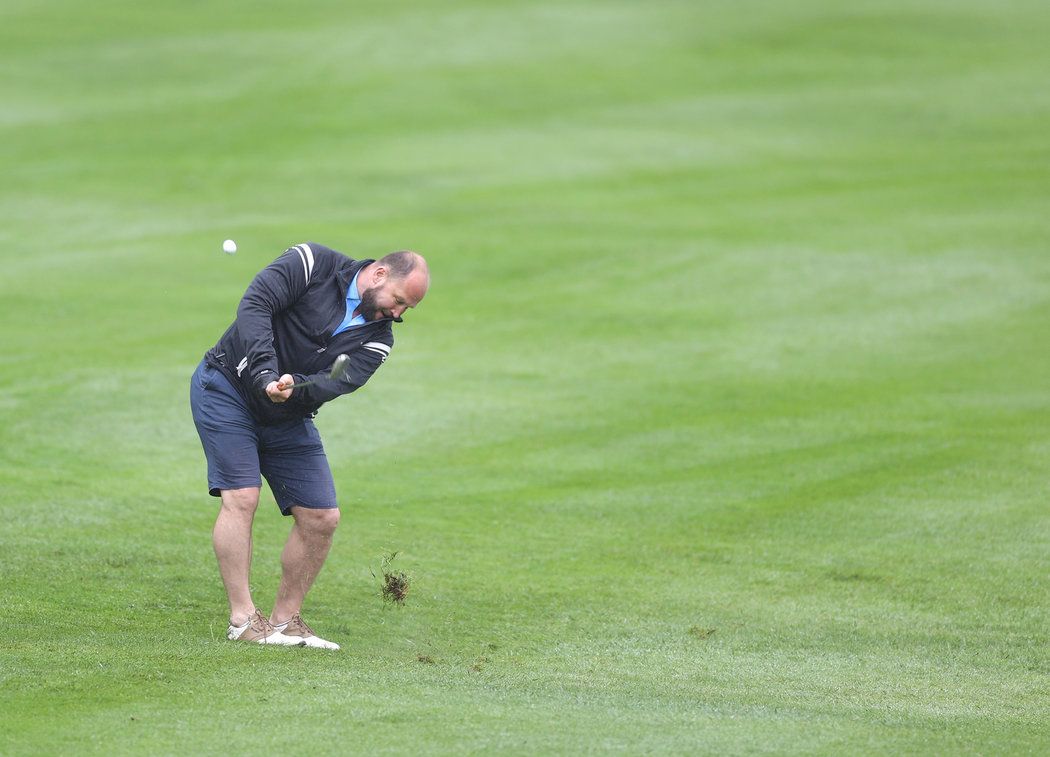 Olympijský šampion z Nagana 1998 Jiří Šlégr je excelentním golfistou