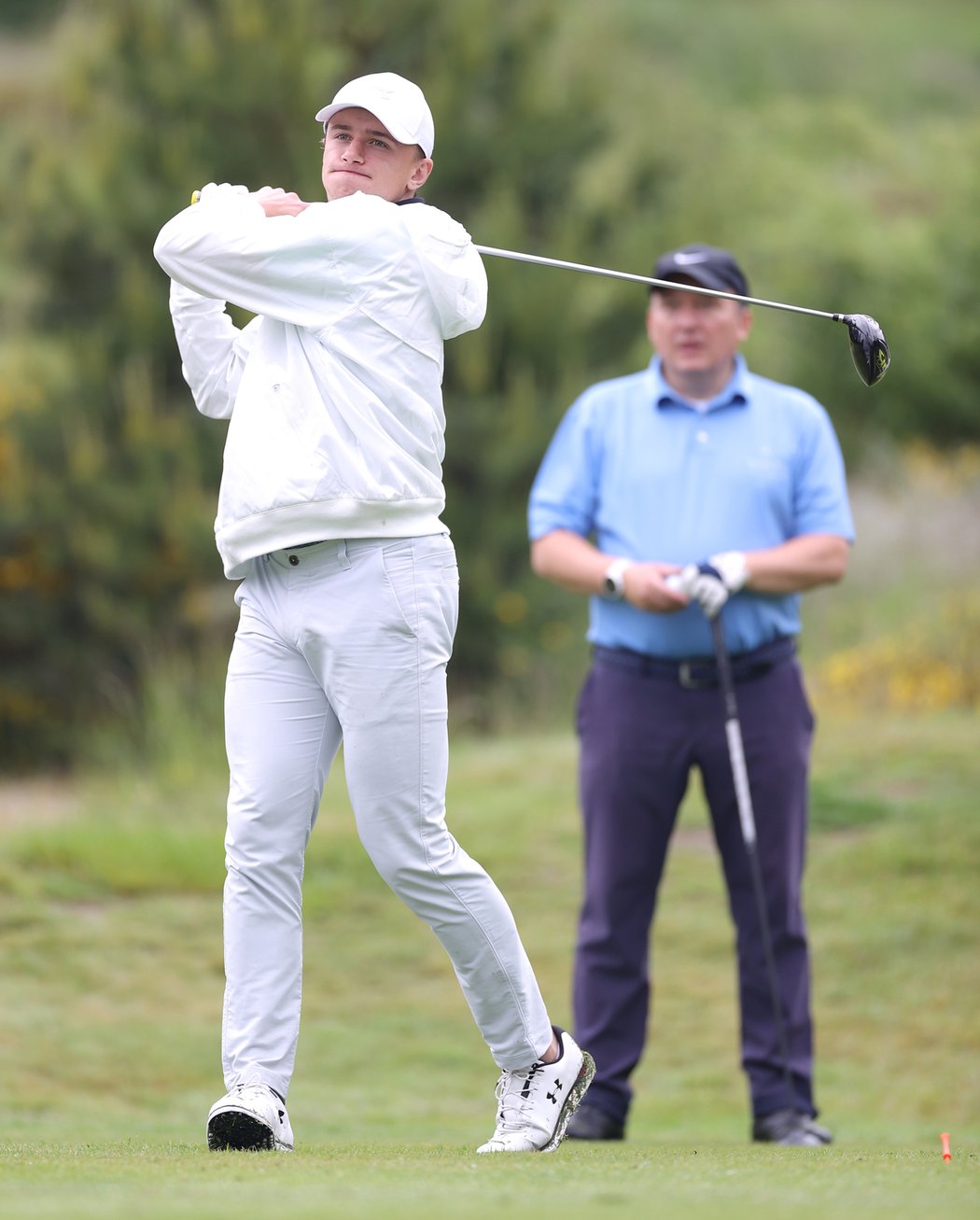 Vítěz Stanley Cupu Jakub Vrána má golfový švih se vším všudy