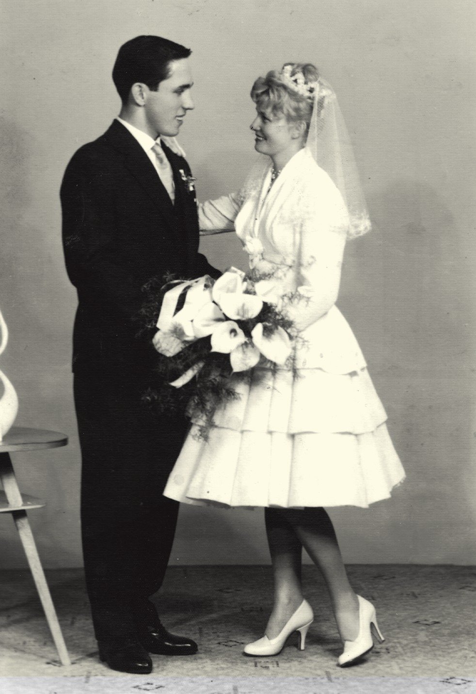 Svatební foto z dubna 1961