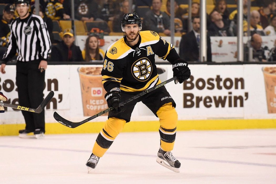 David Krejčí v dresu Bostonu Bruins