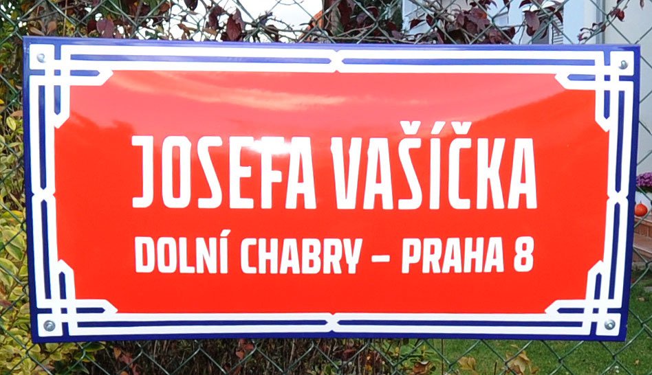 Na pražské mapě přibyla ulice Josefa Vašíčka.