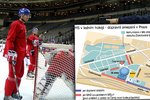 Praha se připravuje na Mistrovství světa v ledním hokeji.