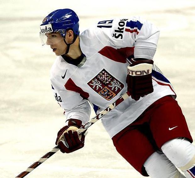 Radim Vrbata v dresu národního týmu. Radim Vrbata v dresu národního týmu.