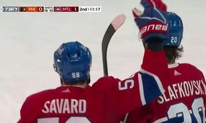 Montreal deklasoval Philadelphii, Slovák Slafkovský vstřelil svůj první hattrick v NHL