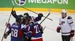 Navzdory předchozím výsledkům se americkým hokejistům zápas se Slovenskem nepovedl