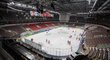 Před čtvrtfinále si čeští hokejisté zatrénovali poprvé v Areně Riga