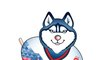 Maskot hokejového MS 2016 v Rusku, vesmírný pes Laika.